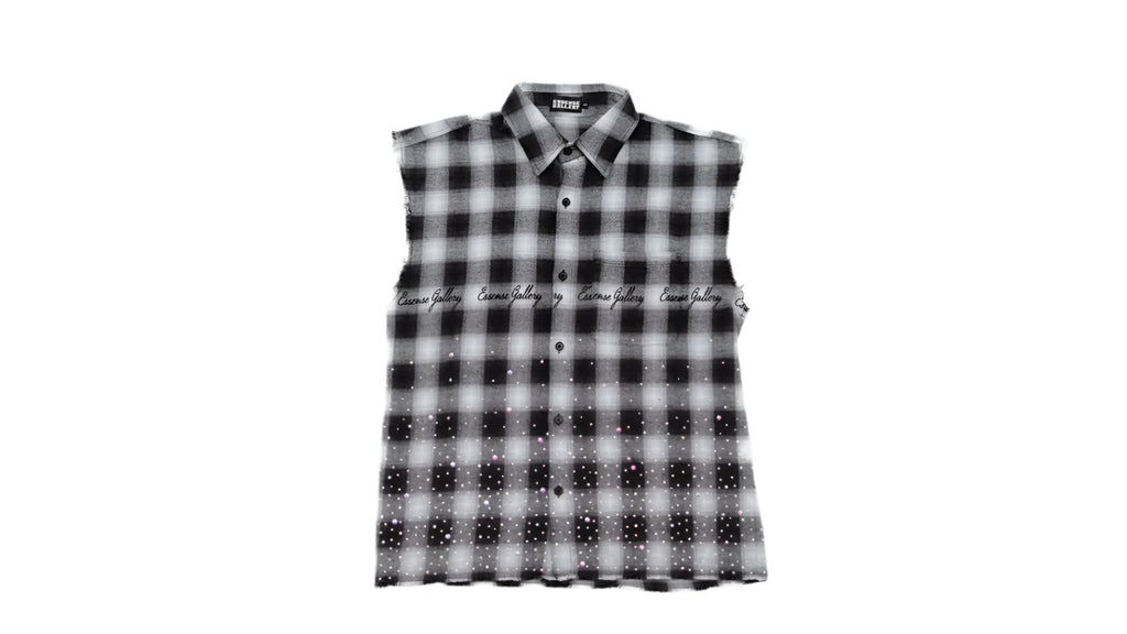 Noir Havoc Sleeveless Flannel