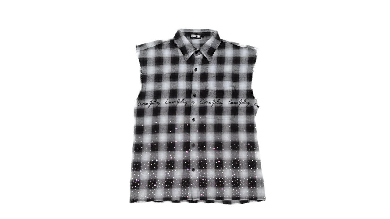 Noir Havoc Sleeveless Flannel