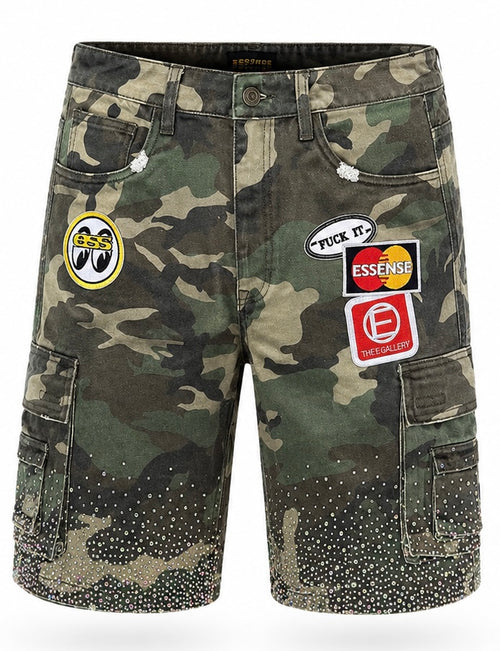 Diamo F*** It Camo Cargo Shorts