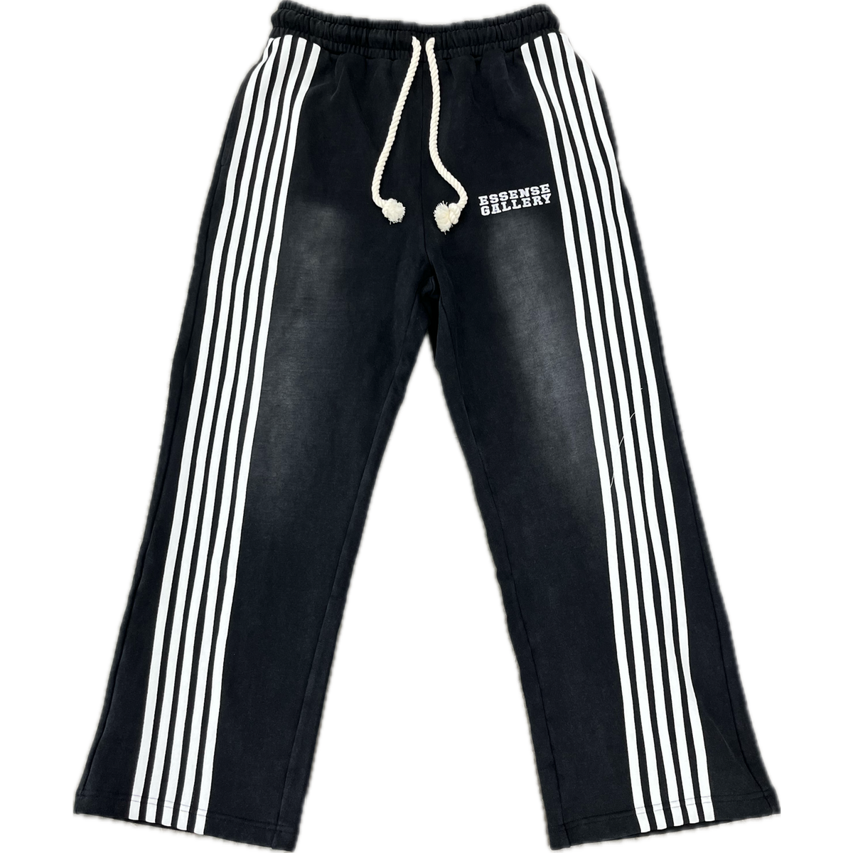 Black Flared Sweatpants