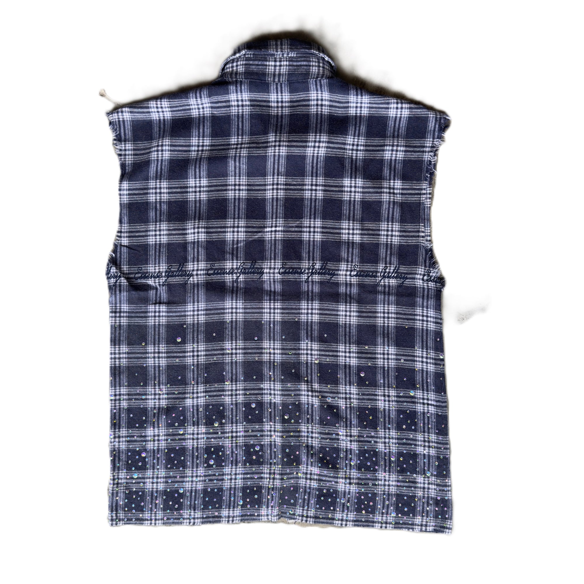 Midnight Haze Sleeveless Flannel