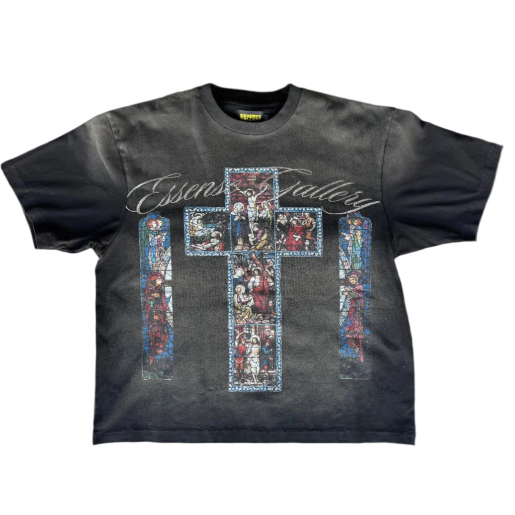 Black Sacred Glass Tee