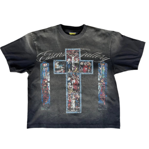 Black Sacred Glass Tee