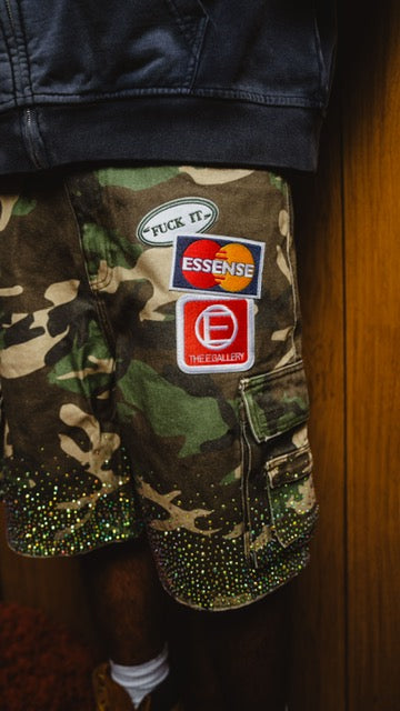 Diamo F*** It Camo Cargo Shorts