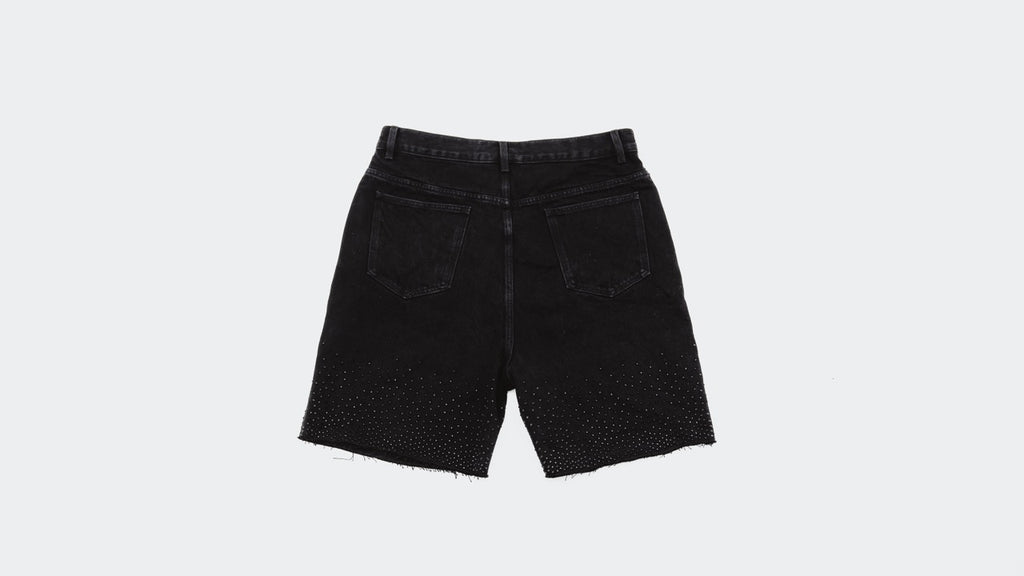 Midnight Glare Rhinestone Shorts