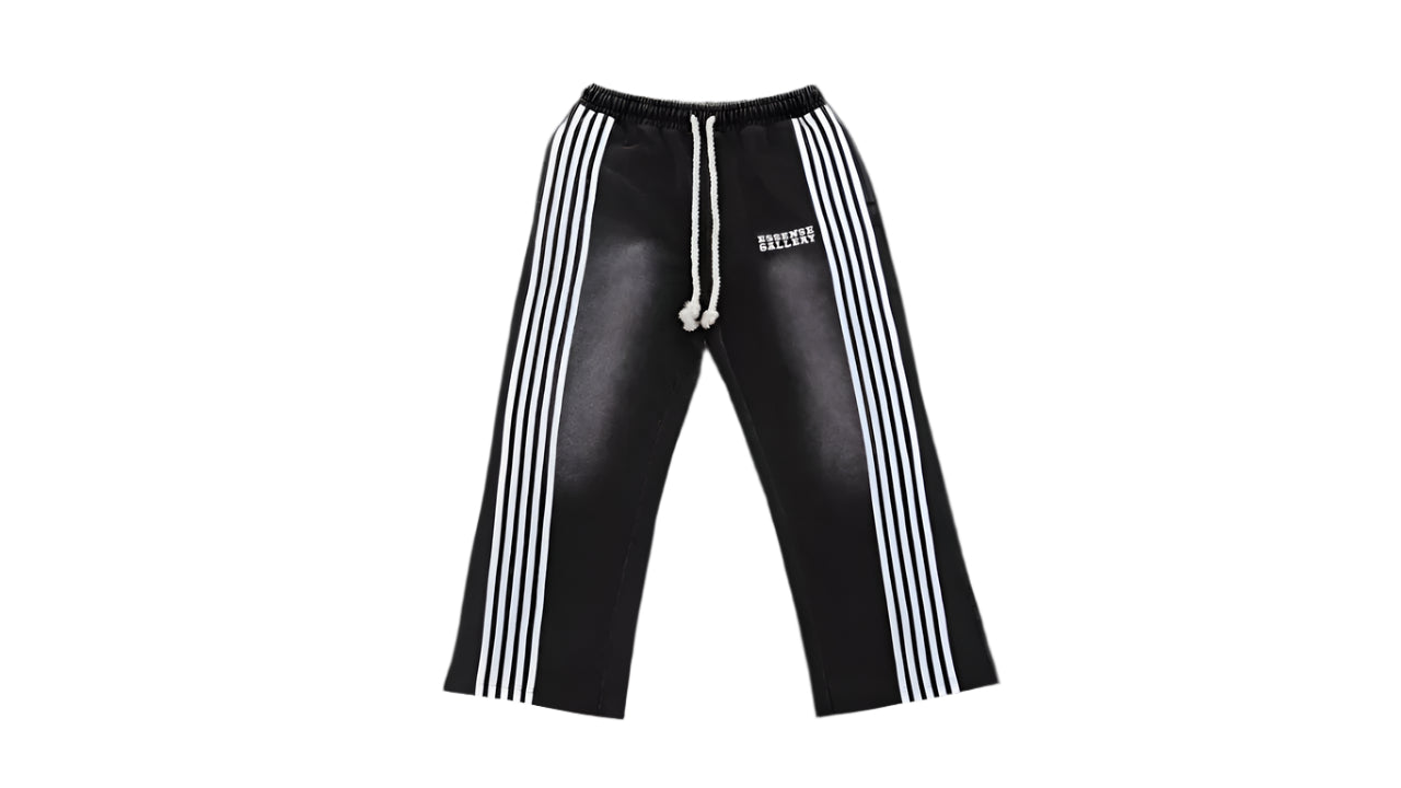 Black Flared Sweatpants
