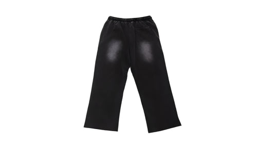 Black Flared Sweatpants