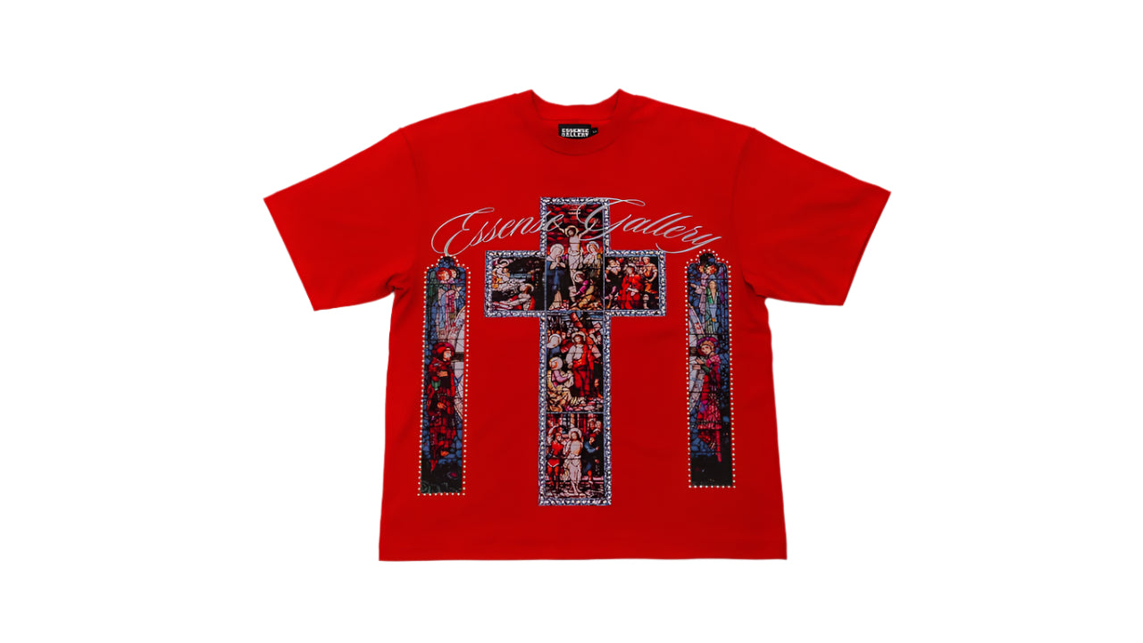 Red Sacred Glass Tee