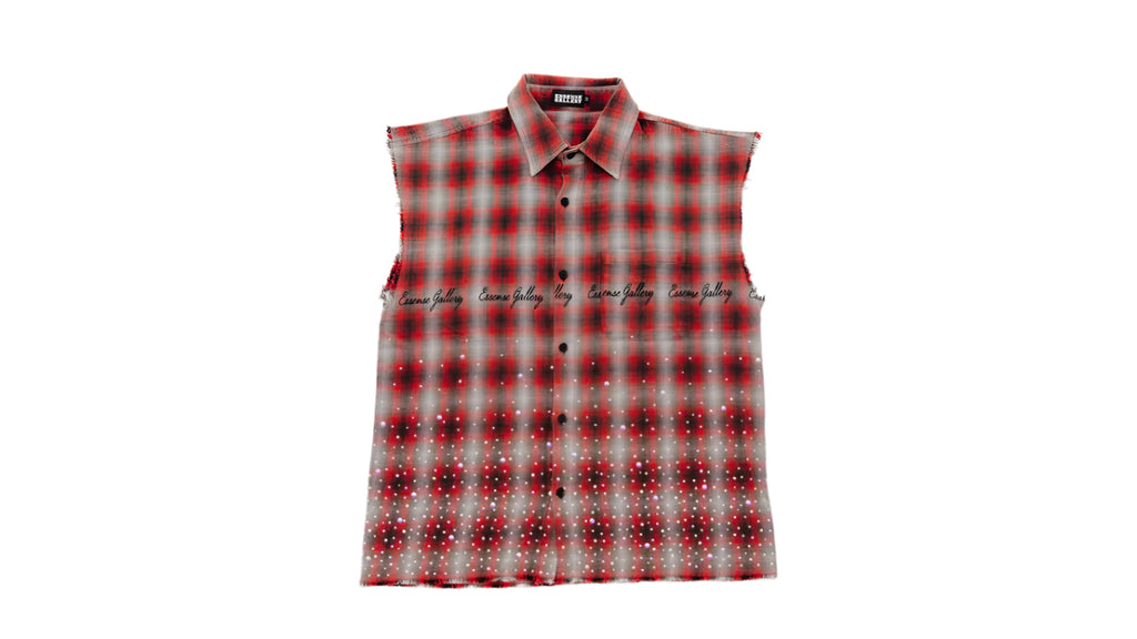 Bloodline Flare Sleeveless Flannel