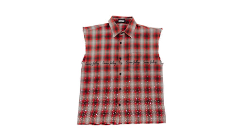 Bloodline Flare Sleeveless Flannel