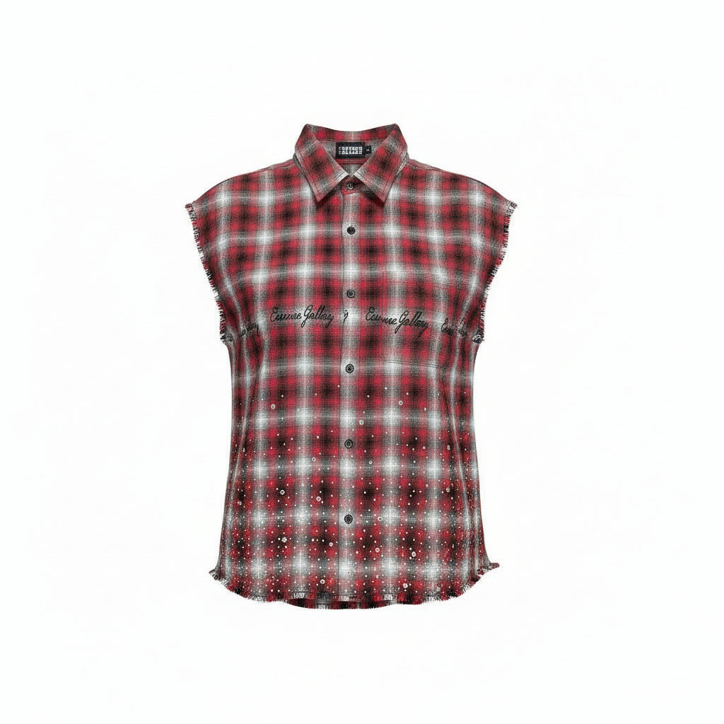 Bloodline Flare Sleeveless Flannel